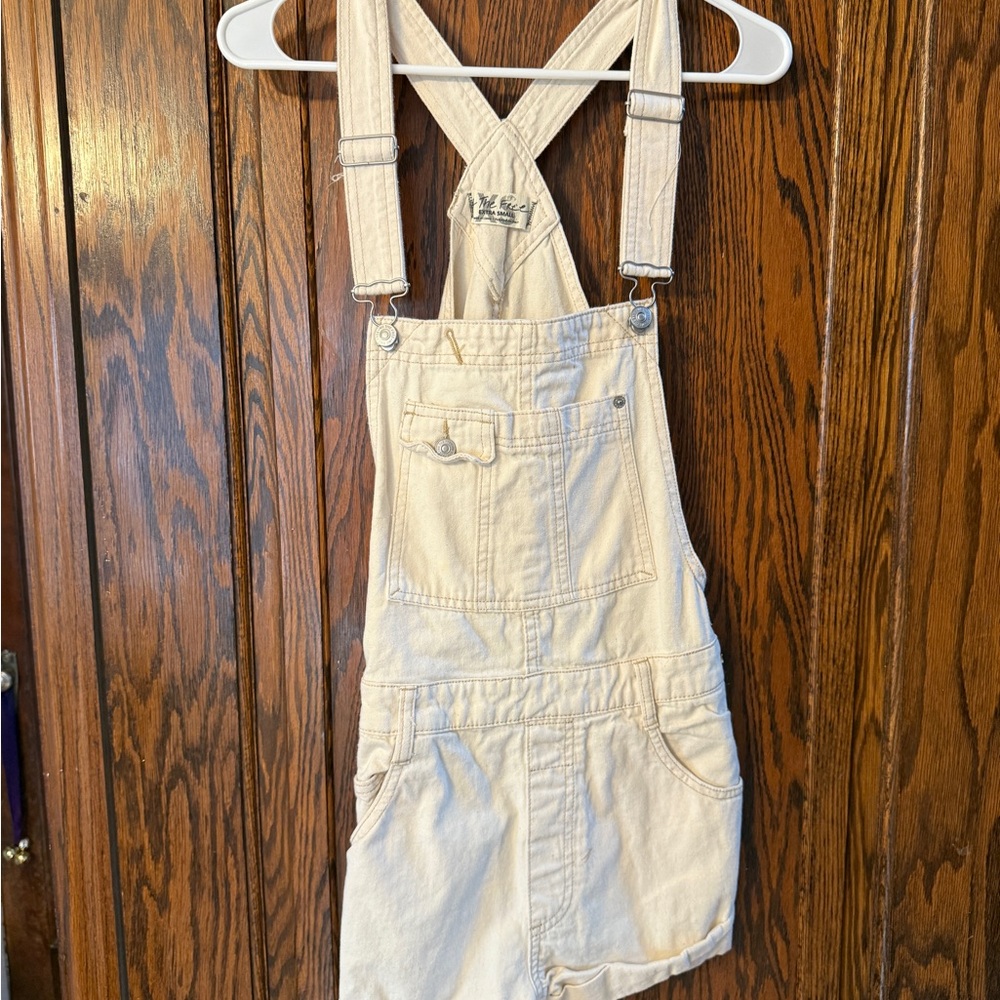 We The Free Beige Women Jeans Overalls